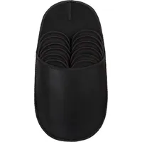 Onvaya ONVAYA® ABS Gästepantoffel | Schwarz | 6er Set