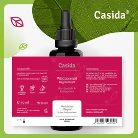 Casida GmbH Hagebutten öl Wildrosenöl Bio kaltgepresst