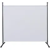 Quick Star Paravent 180 x 178 cm Stoff Raumteiler Stellwand Trennwand Balkon Sichtschutz