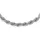 GIORGIO MARTELLO MILANO Kordelkette massiv, Silber 925 silberfarben 21 cm