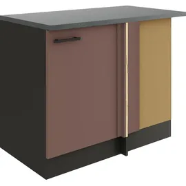 OPTIFIT Eckunterschrank Nizza 407 60 x 110 x 84,8 cm Rostrot
