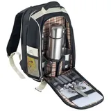 MacMa Picknickrucksack mit Isolierflasche aus Edelstahl mit integrierter Kühltasche