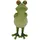 FD Dekofigur Frosch stehend 25 x 12,5 cm grün