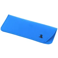 sehr leichtes Einstecketui für Brillen aus Moosgummi in blau