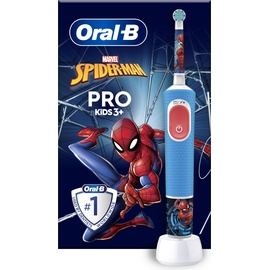 Oral B Oral-B, elektrische Zahnbürste, Vitality PRO Kids Spiderman Electric Toothbrush, Blue