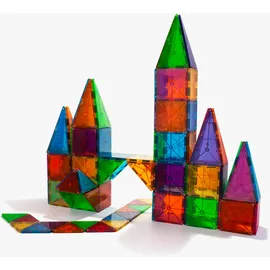 Magna-Tiles Bausätze Clear Colours 100 Teile