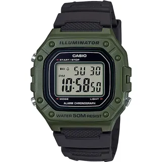 Casio W-218h-3avef Uhr Green One Size