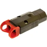 Kash PA130100BK Kaltgeräte-Steckverbinder Stecker, gerade Gesamtpolzahl: 2 + PE 10A Schwarz 1St.