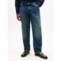 Tommy Hilfiger Big & Tall 5-Pocket-Jeans "BT-MADISON", Herren, Gr. 50, Länge 34, blau (kells blau), Denim/Jeans, Obermaterial: 99% Baumwolle, 1% Elasthan, TOMMY HILFIGER BIG & TALL, relaxed fit, Jeans 5-Pocket-Jeans, Große Größen, mit leichten Used-Effekten