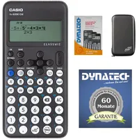 DynaTech Casio FX-82 DE CW mit CalcCase-Schutztasche, Arbeitsbuch und Garantie