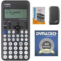 DynaTech Casio FX-82 DE CW mit CalcCase-Schutztasche, Arbeitsbuch und Garantie