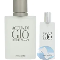 Giorgio Armani Acqua di Gio Pour Homme Eau de Toilette 100 ml + Eau de Toilette 15 ml Geschenkset