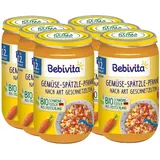 Bebivita Gemüse-Spätzle-Pfanne im Stil von Geschnetzeltem 6 x 250 g