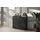 OTTO home Highboard 121 x 123 x 42 cm Schwarz / Grau