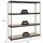 Proregal Schwerlastregal Metall 200x210x45 cm Anthrazit 4 Ebenen