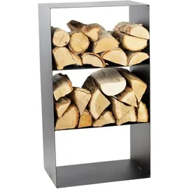 Magnus Brennholzregal R147 Stahl 45 x 30 x 80 cm Schwarz