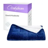 DAILYDREAM Gewichtsdecke für Erwachsene aus flauschigem Fleece,