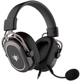 SPYCO Impulse HE-122, Gaming-Headset, Audio 7.1, 50-mm-Audio-Treiber, kombinierter analoger 3.5-mm-USB-Klinkenstecker, omnidirektionales Mikrofon, leicht, biegsam, PC/Mac/Xbox One/PS4/Nintendo ‎Switch