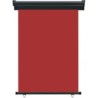 vidaXL Seitenmarkise 120 x 250 cm Rot Polyester