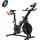 JASPORT Smart Indoor Speedbike S3, leise Heimtrainer, Magnetbremssystem, App mit Trainingskursen, Kinomap & Zwift kompatibel, inkl. Pulsgurt - Schwarz/Weiß