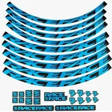 Race Face Decal Kit für Felgen Small neonblau