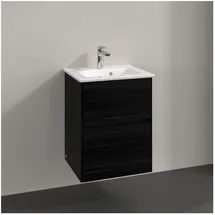 Villeroy & Boch Collaro Waschtischunterschrank C14100AB 47,2x61x40,4cm, Waschbecken mittig, Black Oak
