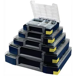 RAACO Sortimentskoffer Polycarbonat/Polypropylen 421x361x55mm blau 45 Fächer