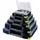 RAACO Sortimentskoffer Polycarbonat/Polypropylen 421x361x55mm blau 45 Fächer