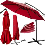 Kingsleeve Ampelschirm Ø 300 cm Rot
