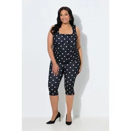 Ulla Popken Jumpsuit schwarz | weiß L-XLxRegular