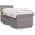 vidaXL Boxspringbett 180 x 200 cm Taupe