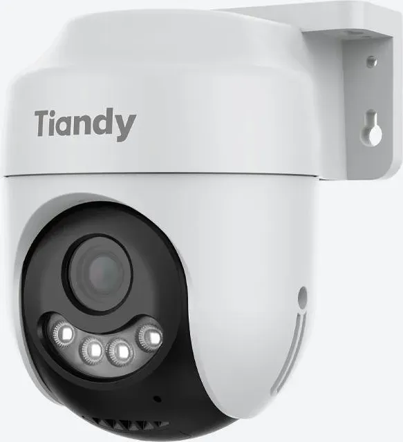 Tiandy NVR Sicherheitskamera H653K, Kameras für Heim‐Sicherheit, 360° Schwenk & Neigen, keine盲ndlichen Blindflecken, 2,4‐GHz‐WLAN, freie Personen-/Fahrzeugerkennung, SD‐Karten‐Speicher, Zwei‐Wege‐Audio