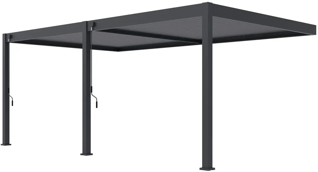 + 10 % Kassenrabatt | Cedrino Wandpergola 600x360x255 cm