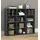VCM Bücherregal 40 x 30 x 180 cm Schwarz