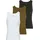 hugo underwear Ripptanktop HUGO UNDERWEAR, Herren, Gr. L, open miscellaneous 961, Feinripp, Obermaterial: 100% Baumwolle, Basic, Rundhals, Tops, Basic, Rundhals