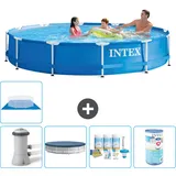 Frame Pool Rund - 366x76 Cm - 6-teilig  S31713