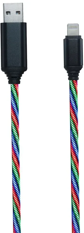 2GO 797147 Lightning-Kabel 1 m Mehrfarbig
