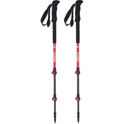 Wanderstock Alpinus Dhaulagiri ROT|ROT|SCHWARZ 135 CM