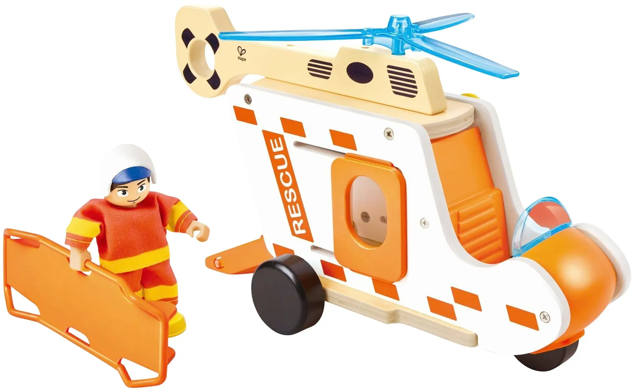 Hape Rettungshubschrauber-Set, mehrfarbig