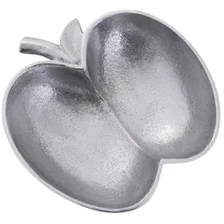 Amagohome Apfel Schale Dekoschale Apple Aluminium : silber