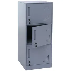 Mendler HWC-P63 Spind 90 x 38 x 45 cm Grau