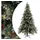 vidaXL Weihnachtsbaum mit Beleuchtung Grün/Weiß 195 cm