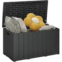 Outsunny Gartenbox 62 x 64,5 x 122,4 cm Schwarz