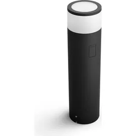 Philips Sockelleuchte Kunststoff 40,0 cm inkl. LED 350 lm schwarz