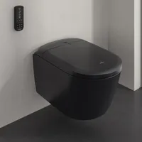 Villeroy & Boch Supreo Select mit WC-Sitz Pure Black CeramicPlus