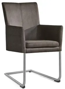 Niehoff Colorado Schwingstuhl AL 642, Rundstahl, Leder Napoli mocca
