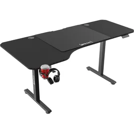 pro.tec Höhenverstellbarer Tisch Stryn 160x75cm Schwarz [pro.tec]