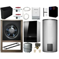 Buderus WLW196i-4 AR E Logaplus Wärmepumpen-Paket mit Warmwasserspeicher SH290