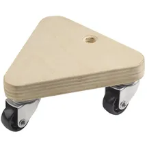 Metafranc WU0822140 Transportroller Sperrholz Traglast (max.): 100 kg 134 mm x 134 mm x 52 mm Anzah