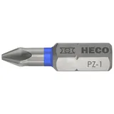 Heco Pozi-Drive Bits PZD-1 blau 10 Stück